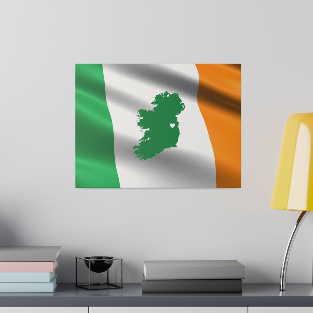 Canvas Ireland map