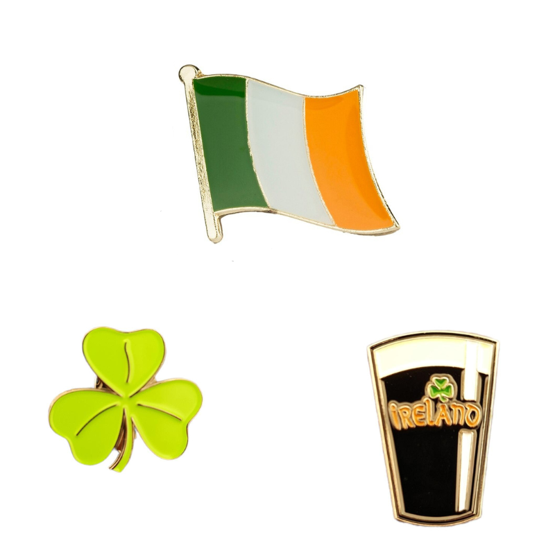 Three Irish Pins