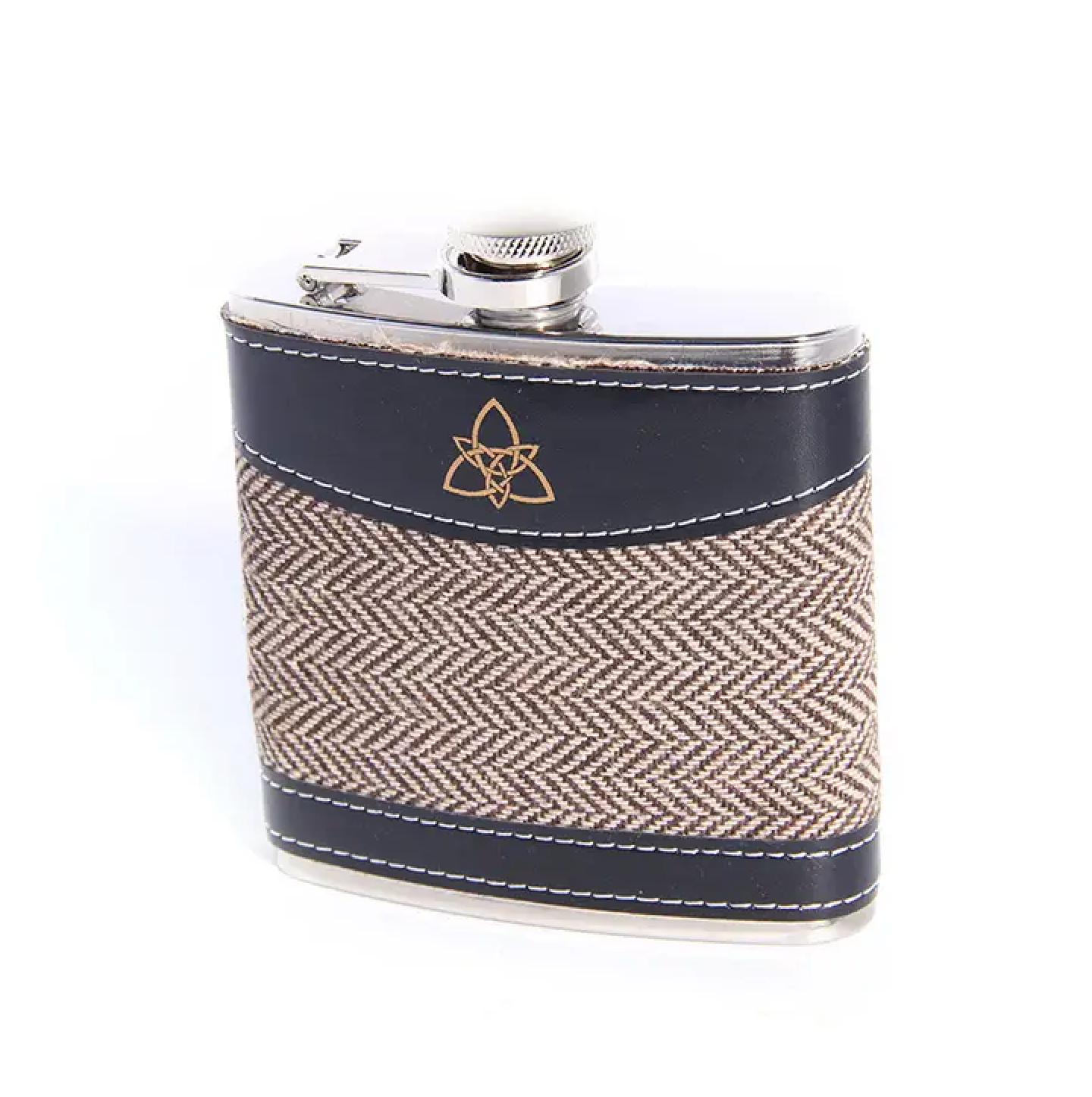 Tweed Covered Stainless Steel Flask