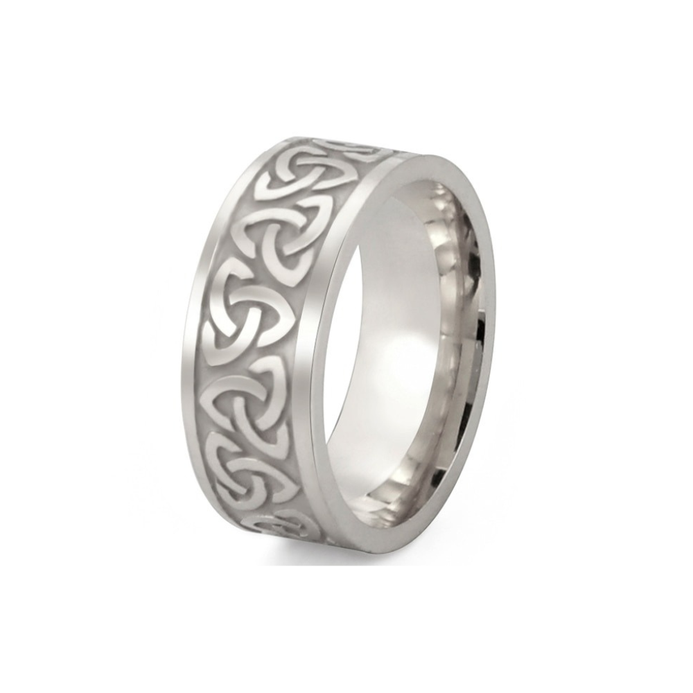 Silver Celtic Ring St Kilda - Hebridean Jewellery