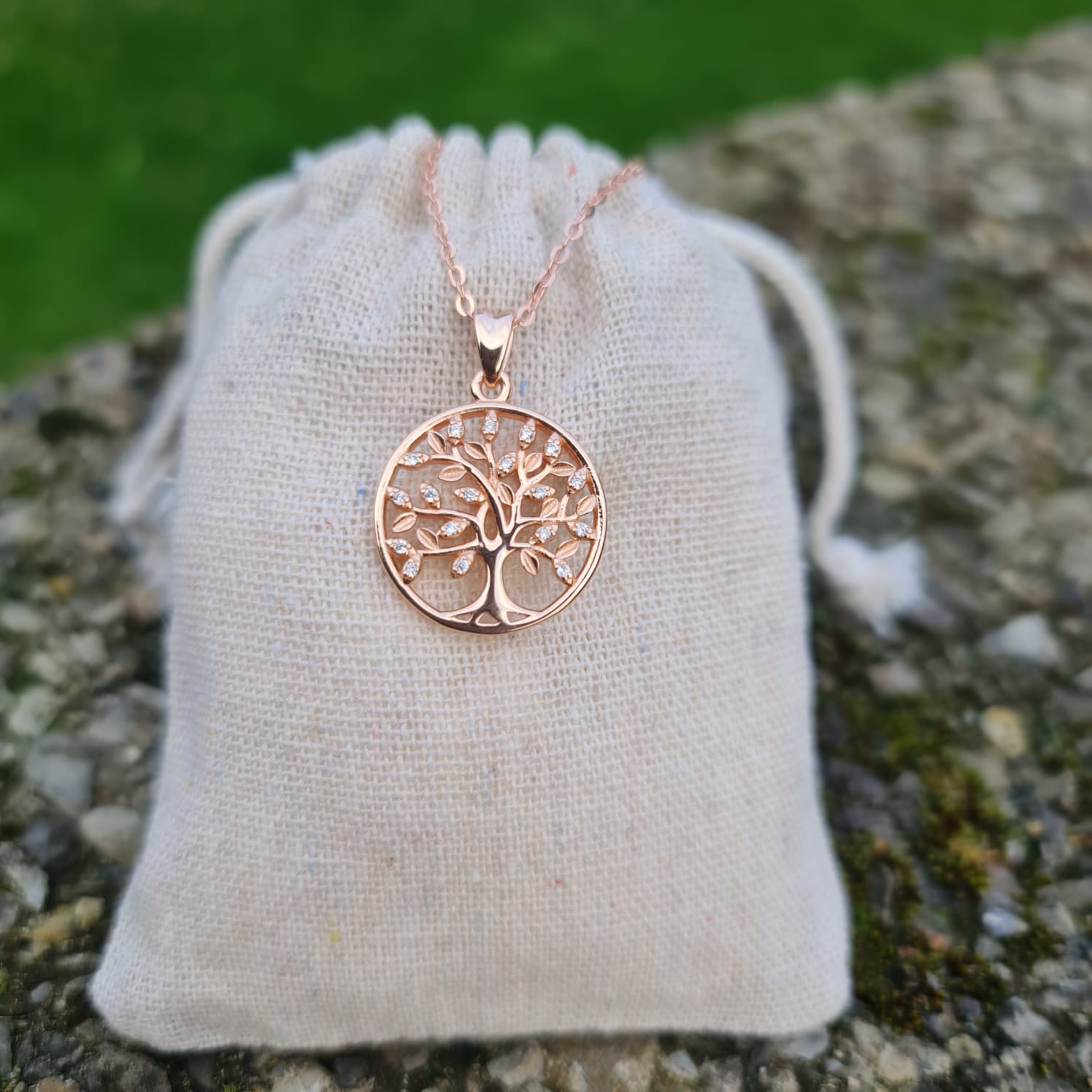 Tree of Life Necklace - Gold - 46894